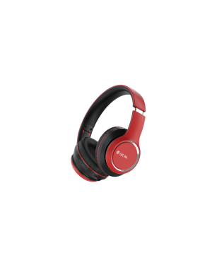 Devia - Kintone Foldable On-Ear Wireless HD Headphones - Red