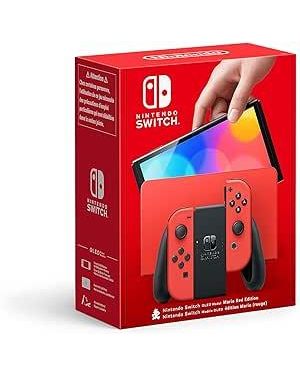 Nintendo Switch OLED Console, 64GB + White Joy-Con