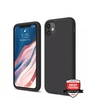 Silicone for iPhone 12 & iPhone 12 Pro - Black