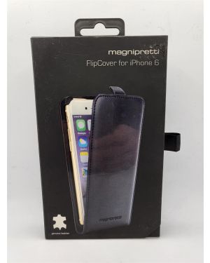 Magnipretti Leather Flip Cover for iPhone 6/6S - Black