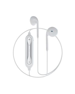 Bluetooth Dual Earphones Neckband - White