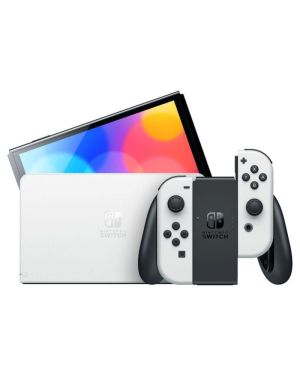 Nintendo Switch OLED Console, 64GB + White Joy-Con